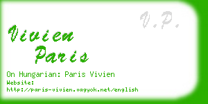 vivien paris business card